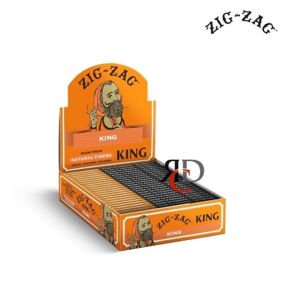ZIG ZAG KING SIZE CIGARETTE ROLLING PAPERS 24CT/PACK